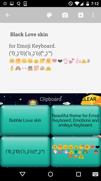 Bubble Love Skin Keyboard - Preview 3