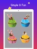 Candy color by number : Pixel art cupcake screenshot 1