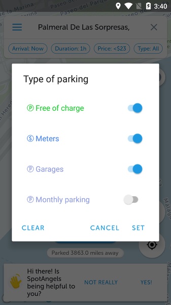 SpotAngels: Live Parking Map - Preview 3