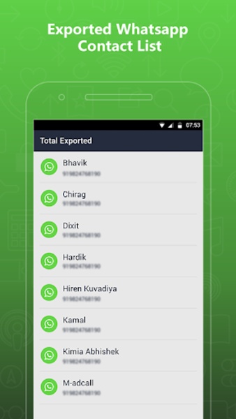 Export Contacts for WhatsApp - Preview 10