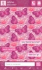 Pink Butterflies GO SMS screenshot 3