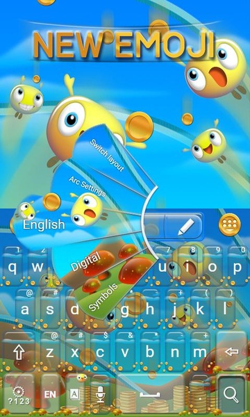New Emoji GO Keyboard theme - Preview 3