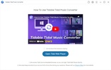 Tidabie Tidal Music Converter Mac screenshot 1