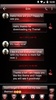 SMS Messages Dusk Red Theme screenshot 5