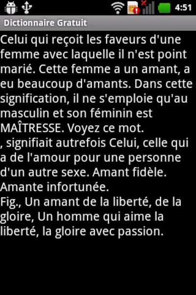 Free French Dictionary - Preview 2