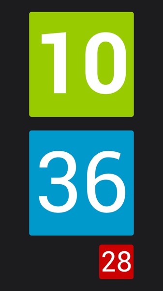 Modern Flip Clock Free - Preview 4