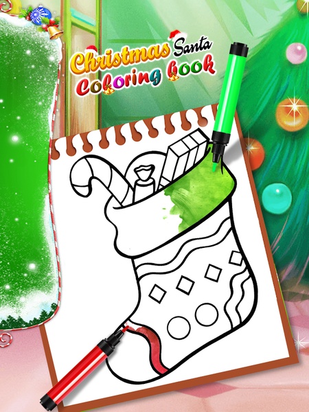 Christmas Coloring Book : Holiday Coloring Pages - Preview 3