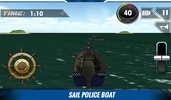 Police Boat Shooting Games 3D screenshot 9