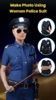 Woman Police Suit Photo Editor screenshot 2