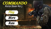 Commando Warrior Shooter War 3 screenshot 3