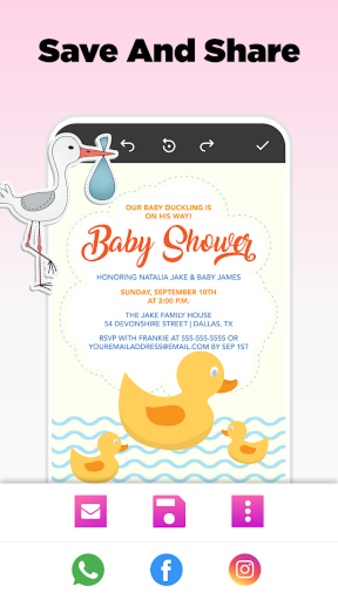 Invitation Card Maker & Design - Preview 3