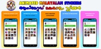Animated Malayalam Stickers screenshot 1