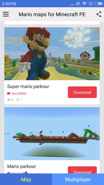 Mario maps for Minecraft PE - Preview 3