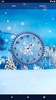 Winter Snow Clock Wallpaper screenshot 5