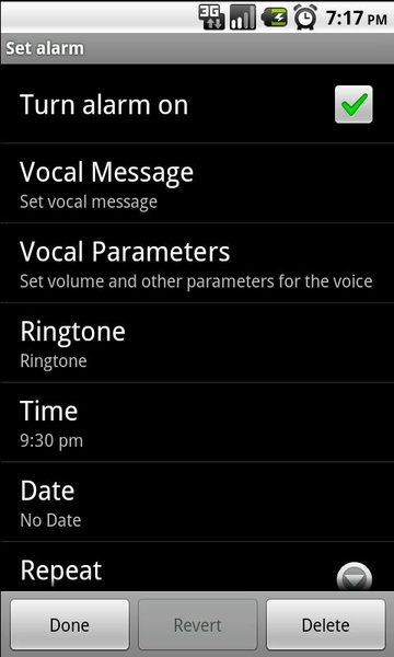 Talking Alarm Clock Pro Free - Preview 1