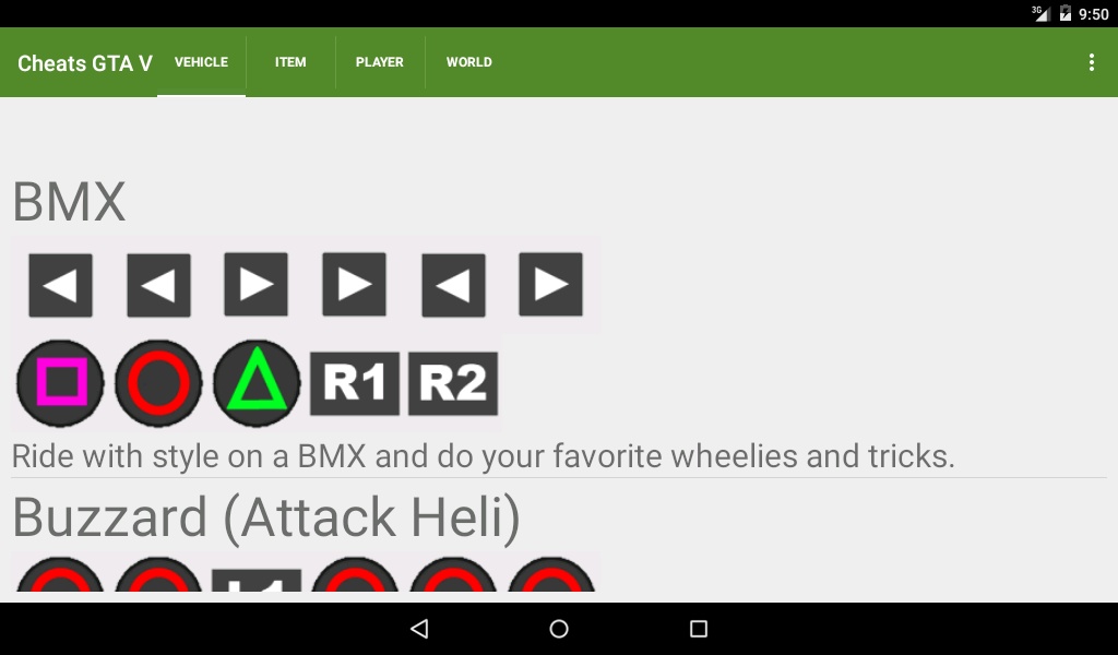 Cheats GTA V - Preview 1