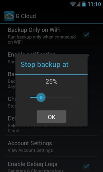 G Cloud Backup - Preview 5
