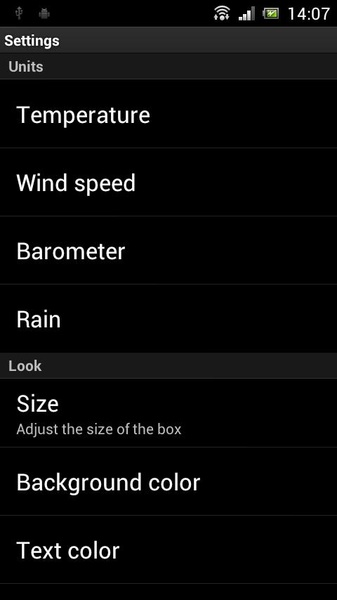 Weather Personal Widget - Preview 3