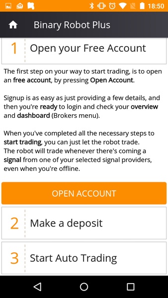 Binary Options Robot Plus - Preview 3