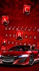 Maroon Race Car Keyboard Backg screenshot 4