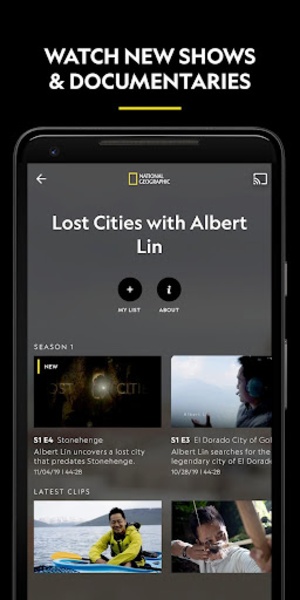 Nat Geo TV for Android Download the APK from Uptodown