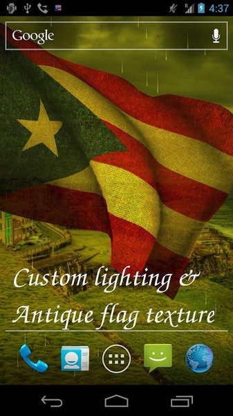 3D Puerto Rico Flag LWP - Preview 6