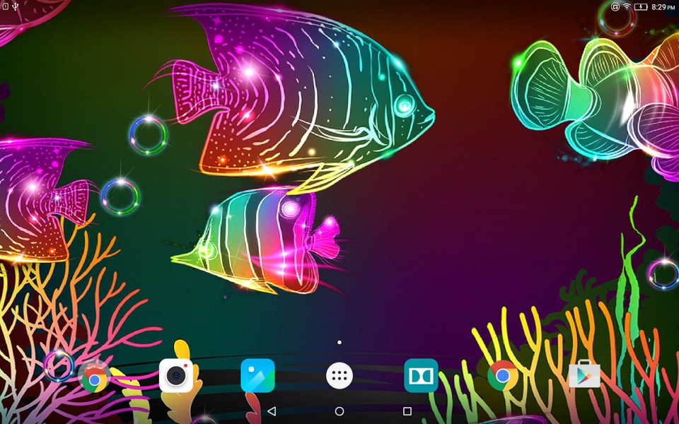 Neon Fish Live Wallpaper - Preview 3