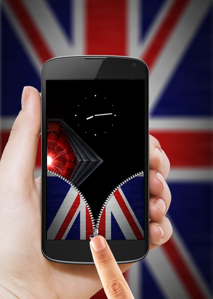 UK Flag Zipper Lock - Preview 1