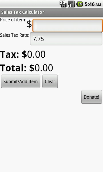Sales Tax Calculator - Preview 3