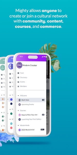 Mighty Networks 8.208.45 UI shots 7