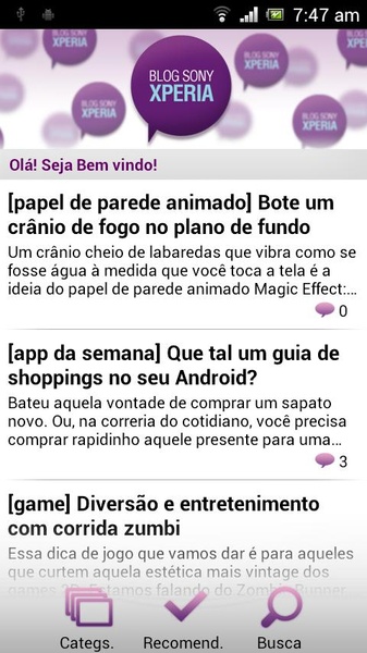Blog Sony Xperia - Preview 4