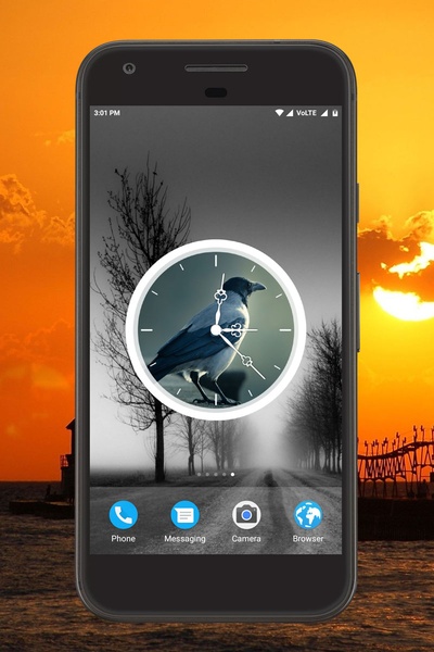 Birds Clock Live Wallpaper - Preview 2