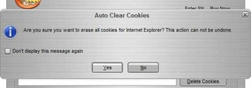 Auto Clear Cookies screenshot 1