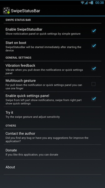 Swipe Status Bar - Preview 6