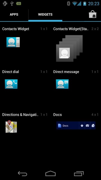 Contacts Widget - Preview 6