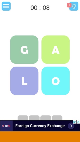 Word Search : Four Letter - Preview 2