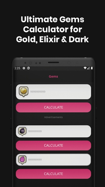 Gems Calc for clash of clans Pro - Preview 3