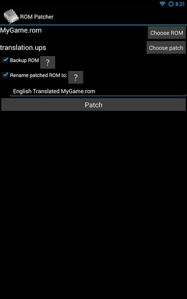 ROM Patcher - Preview 3