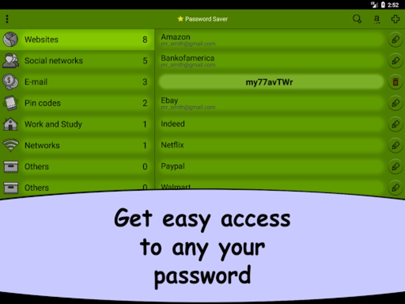 Password Saver - Preview 3