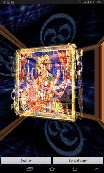3D Maa Durga LWP - Preview 5