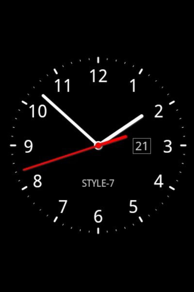 Analog Clock Live Wallpaper 7 para Android Descarga el APK en Uptodown