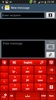 GO Keyboard Red Roses Theme screenshot 8