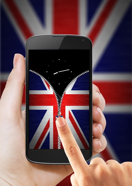 UK Flag Zipper Lock - Preview 3