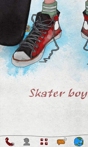 skater boy GOLauncher EX Theme - Preview 3