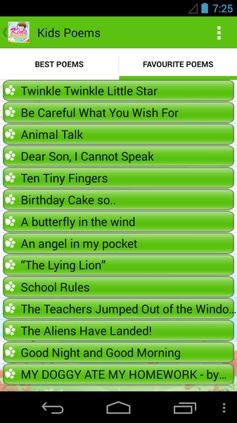 Kids Poems - Preview 2
