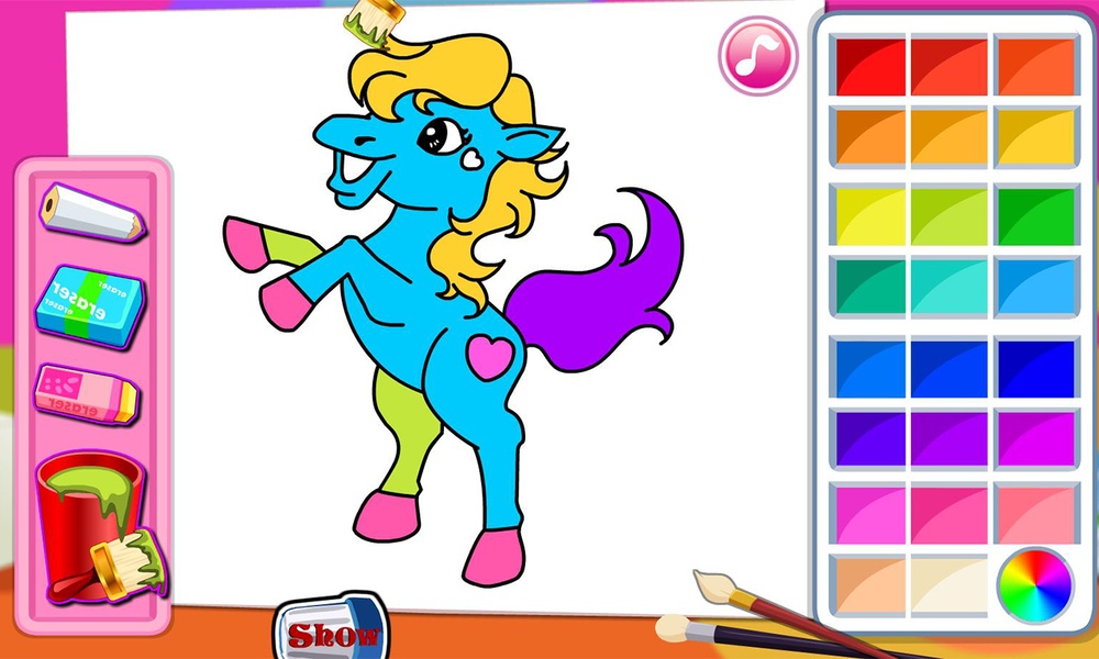 Pony Coloring Game - Preview 1
