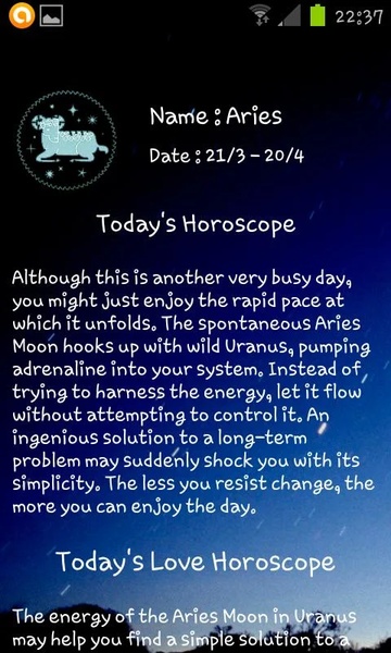 Daily Horoscope - Matching - Preview 2