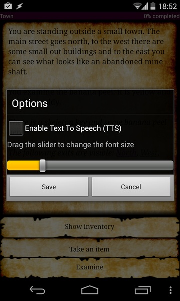 Tiny Text Adventure 1 - Preview 4