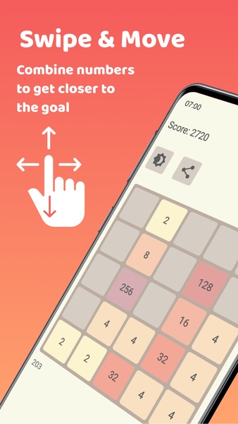 2048 Cozy: Number Puzzle Game, Classic & 4 modes - Preview 5