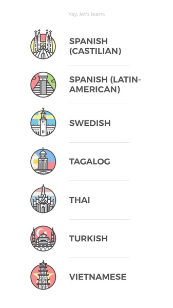 Drops: Learn 31 new languages - Preview 1